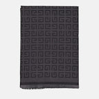 Écharpes, foulards et gants Echarpe Givenchy 4G en soie Givenchy Gris Femme