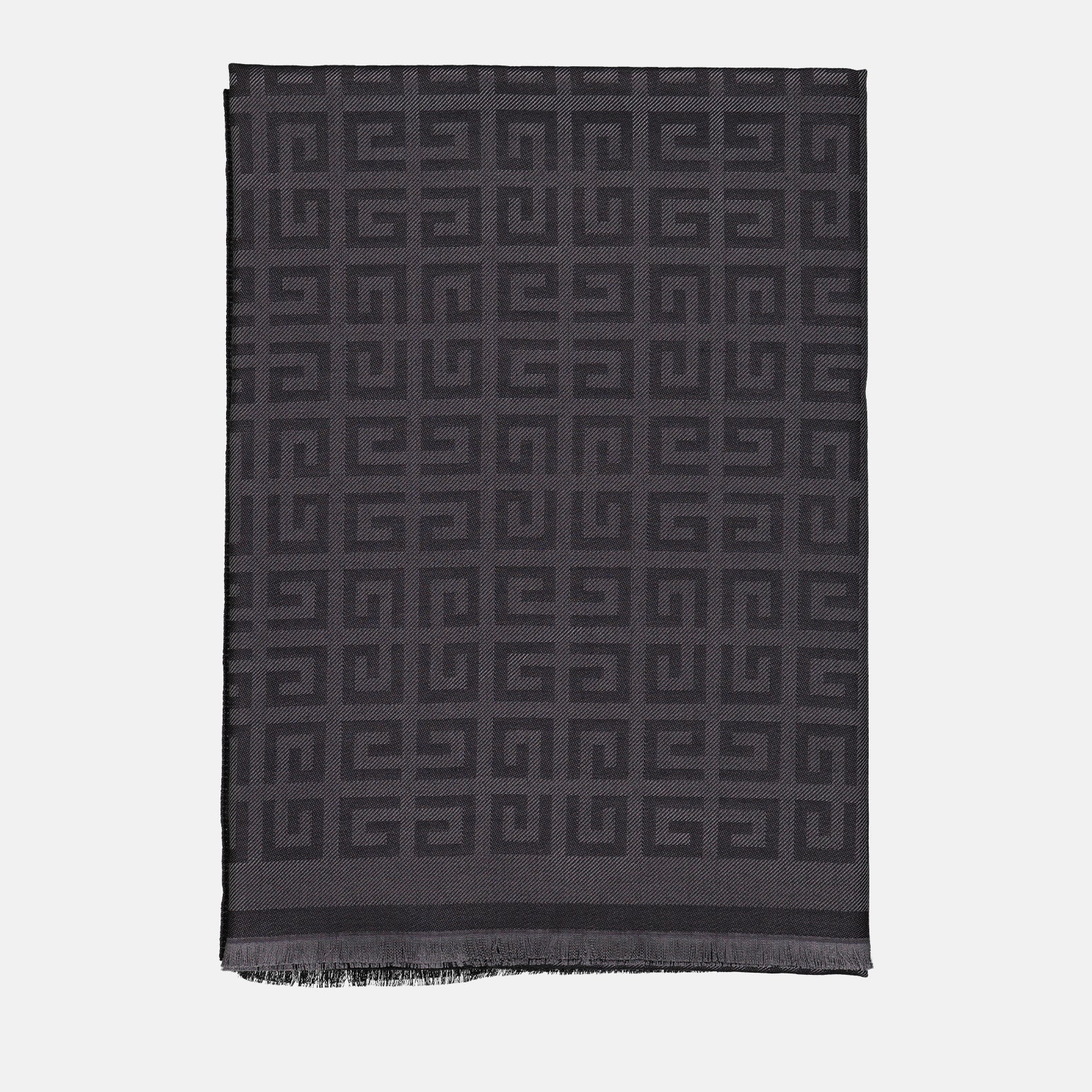 Écharpes, foulards et gants Echarpe Givenchy 4G en soie Givenchy Gris Femme