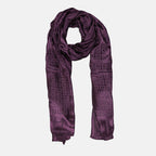 Écharpes, foulards et gants Foulard Givenchy 4G all-over Givenchy Violet Femme