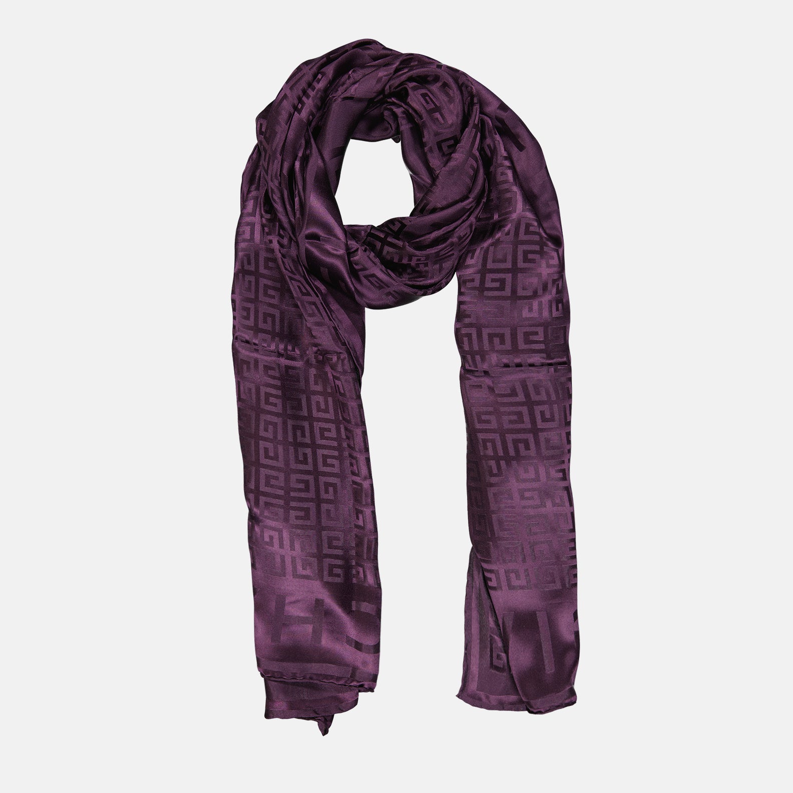 Écharpes, foulards et gants Foulard Givenchy 4G all-over Givenchy Violet Femme