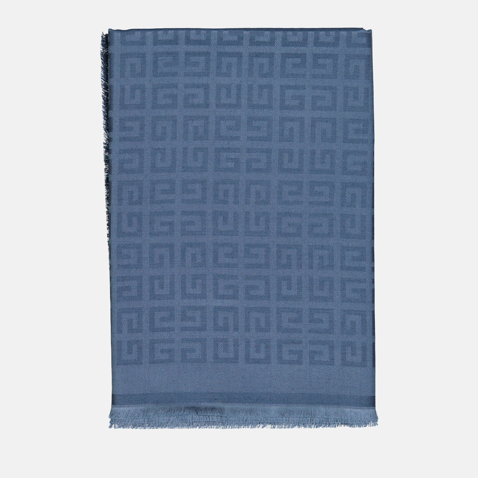 Écharpes, foulards et gants Echarpe Givenchy 4G en soie Givenchy Bleu Femme