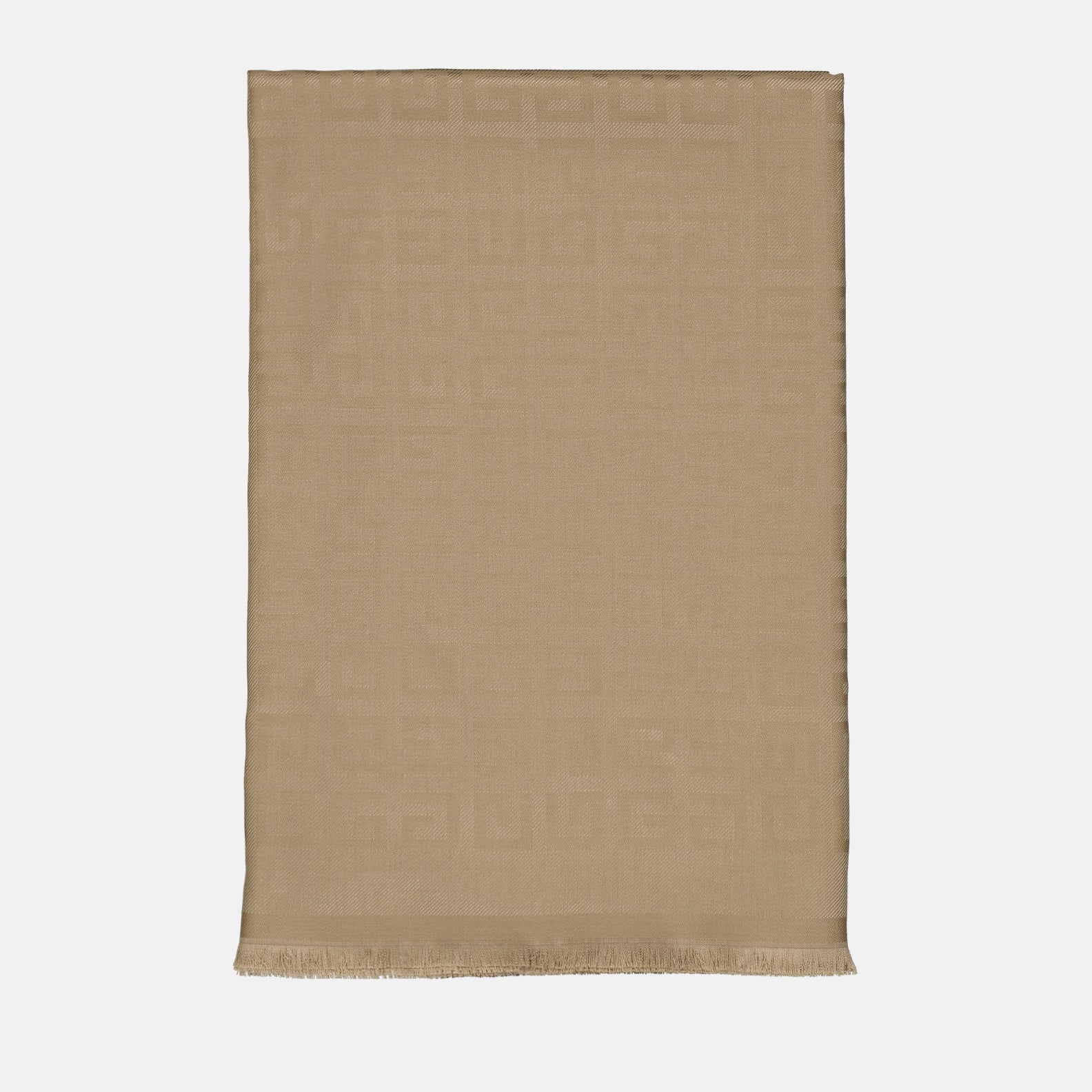 Écharpes, foulards et gants Echarpe en soie et laine Givenchy Beige Femme