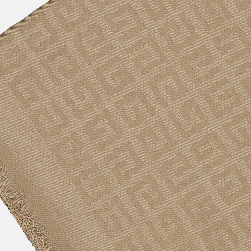 Écharpes, foulards et gants Echarpe en soie et laine Givenchy Beige Femme