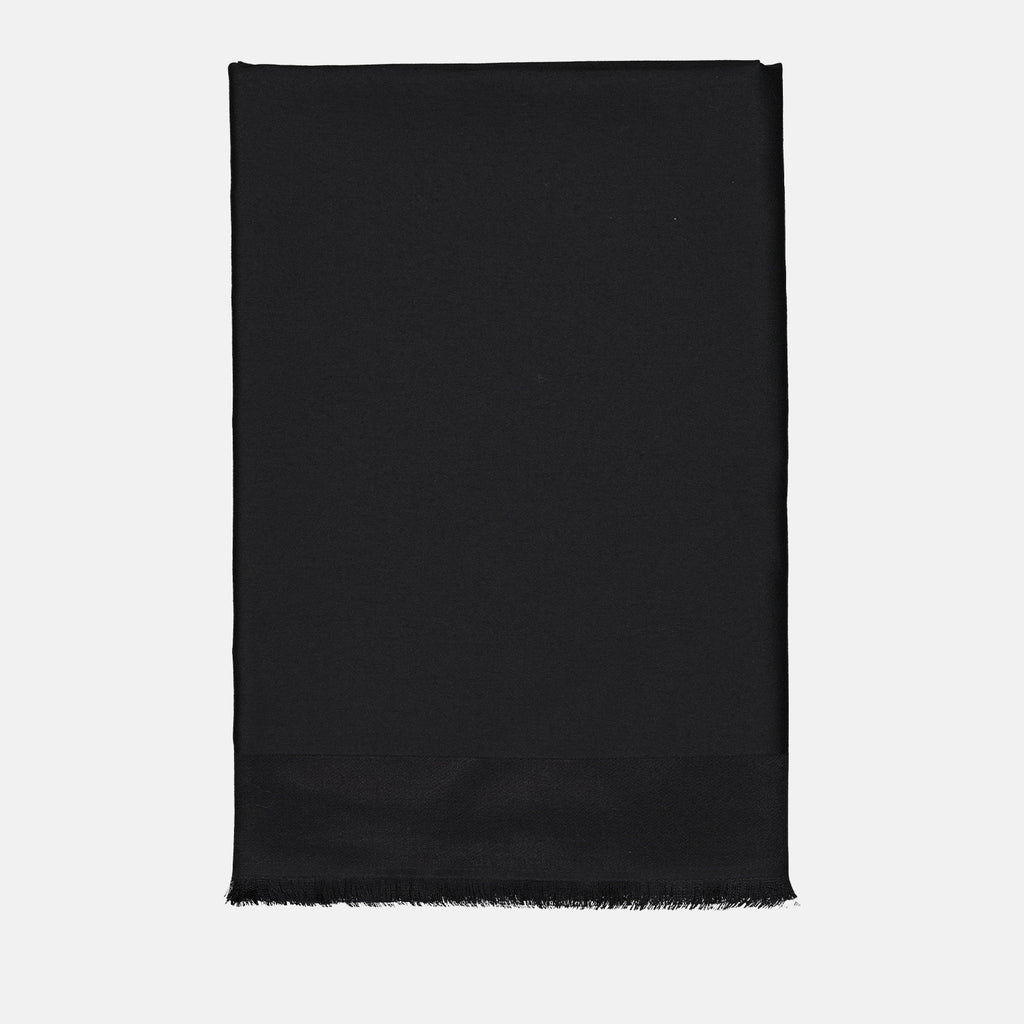 Écharpes, foulards et gants Echarpe en soie et laine Givenchy Noir Femme