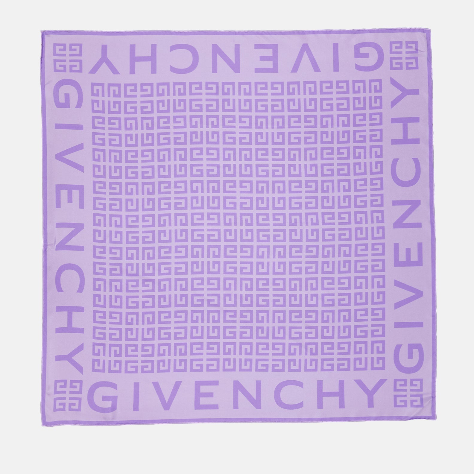 Écharpes, foulards et gants Carré de soie 4G Givenchy Violet Femme