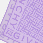 Écharpes, foulards et gants Carré de soie 4G Givenchy Violet Femme