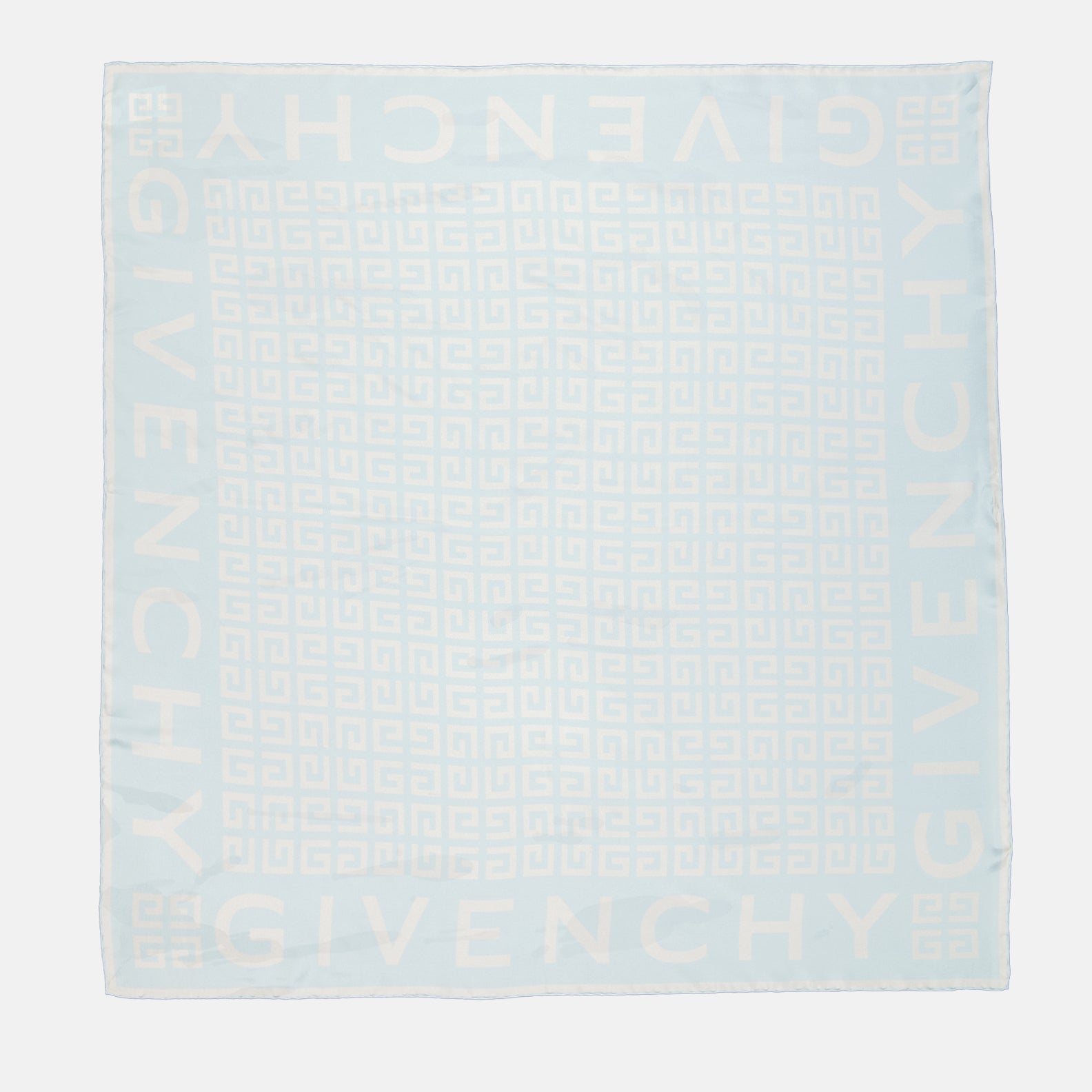 Écharpes, foulards et gants Carré de soie 4G Givenchy Bleu Femme