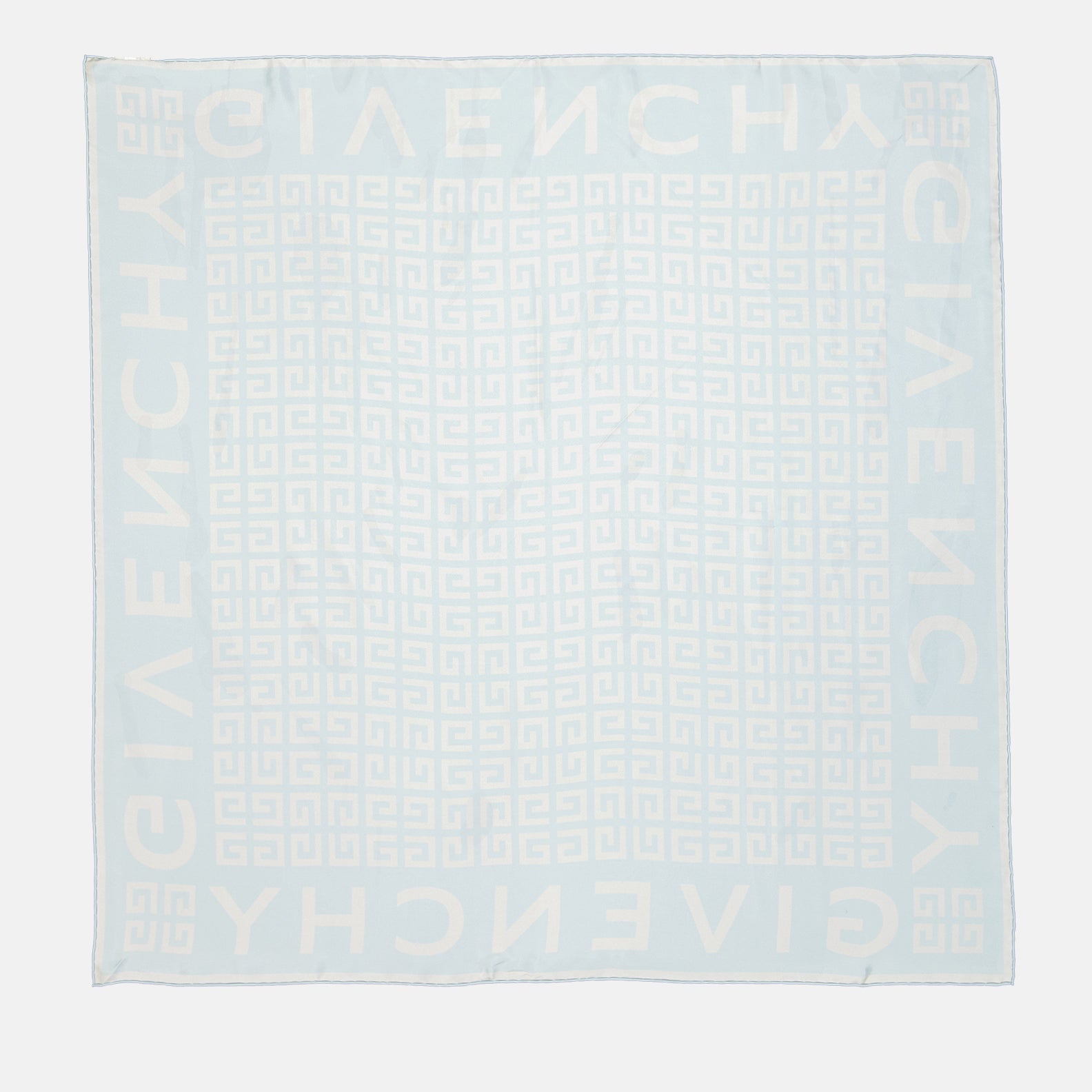 Écharpes, foulards et gants Carré de soie 4G Givenchy Bleu Femme