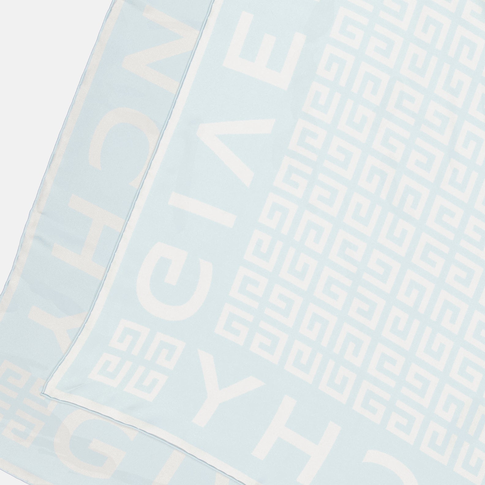 Écharpes, foulards et gants Carré de soie 4G Givenchy Bleu Femme