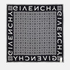 Écharpes, foulards et gants Carré de soie 4G Givenchy Bleu Femme