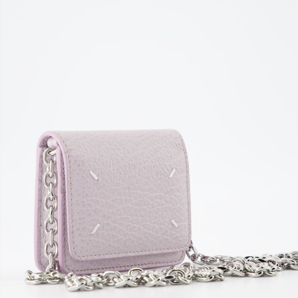Small leather goods Four Stitches Wallet Maison Margiela Purple Unisex