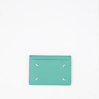 スモールレザーグッズ フォーステッチカードホルダー Maison Margiela 緑 ユニセックス