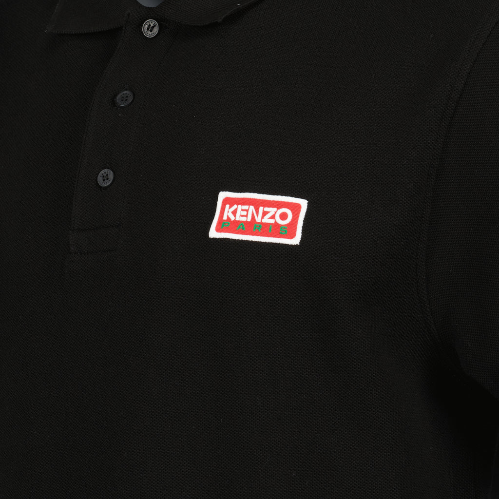 Polo shirts Logo polo shirt Kenzo Black Man