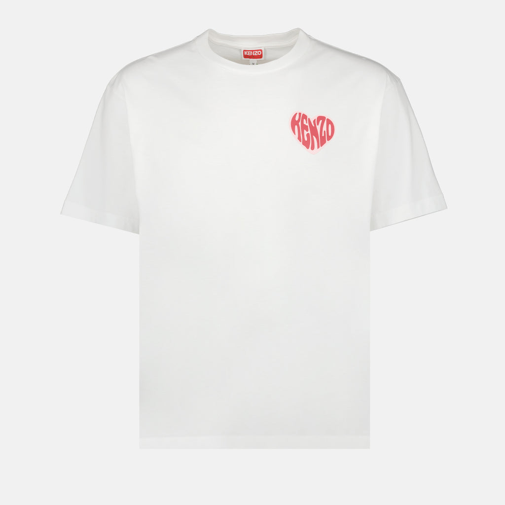 Camisetas T-shirt Kenzo coeur Kenzo Branco Homme