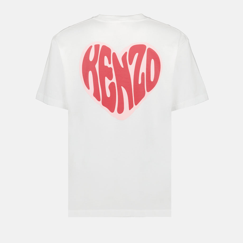 Camisetas T-shirt Kenzo coeur Kenzo Branco Homme