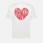 Camisetas T-shirt Kenzo coeur Kenzo Branco Homme