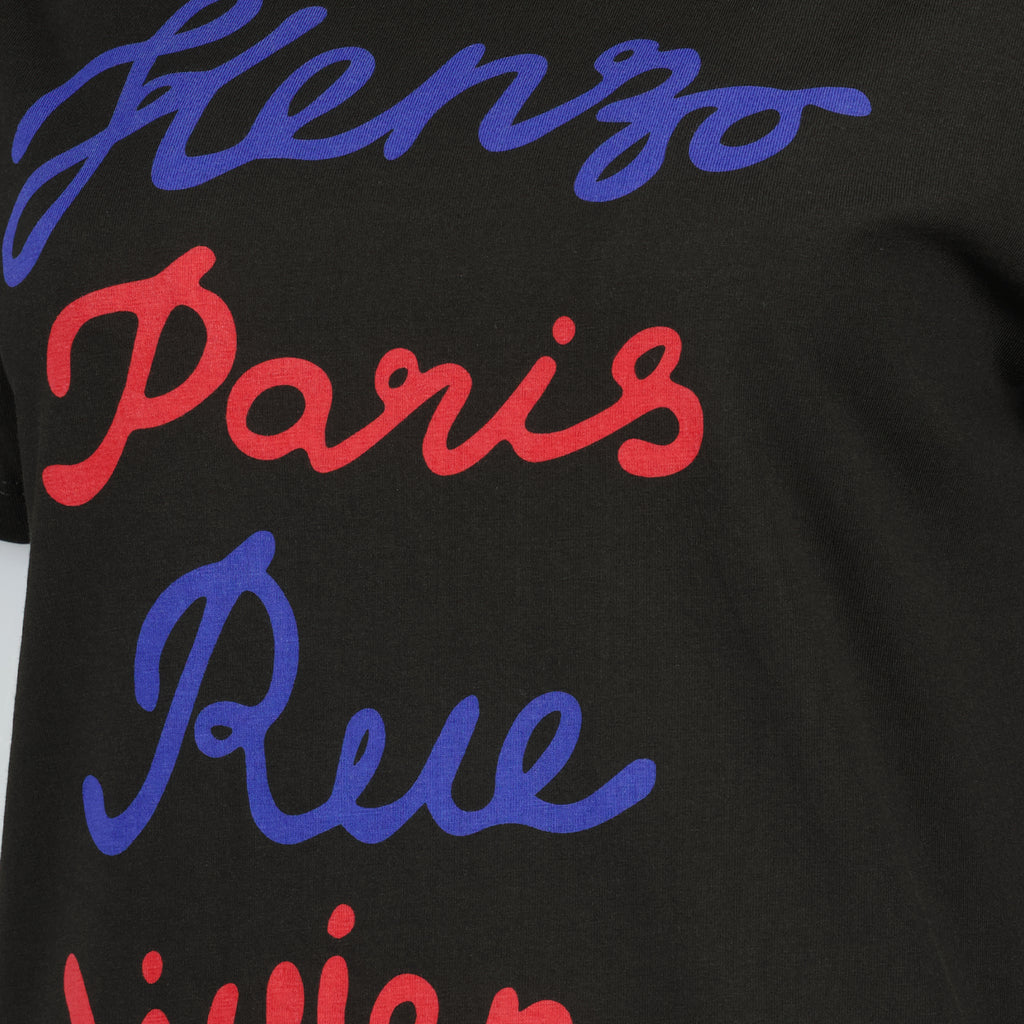 T-shirts T-shirt Rue Vivienne 1970 Kenzo Noir Femme