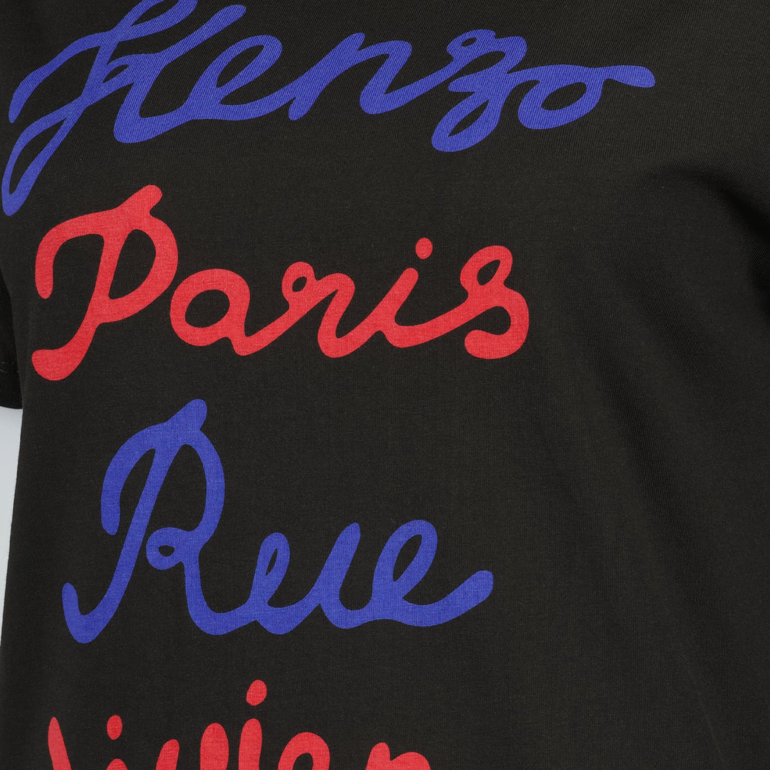 T-shirts T-shirt Rue Vivienne 1970 Kenzo Noir Femme