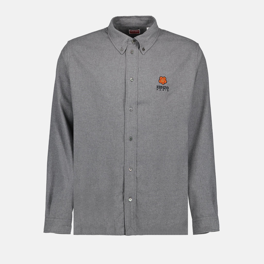 Camisas Chemise Boke Flower Kenzo Gris Homme