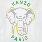 T-shirts T-shirt Kenzo Elephant Varsity Jungle Kenzo Blanc Homme