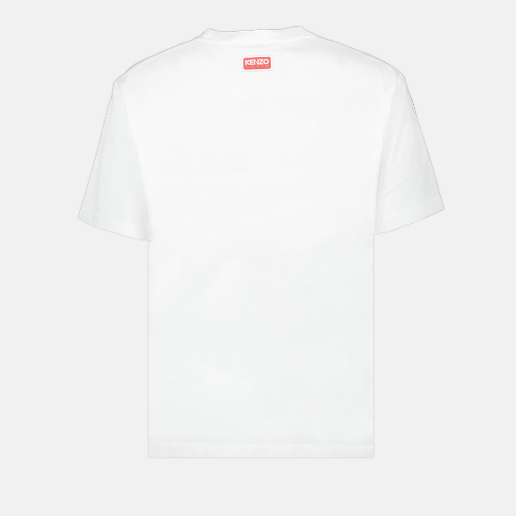 T-shirts T-shirt Kenzo Elephant Varsity Jungle Kenzo Blanc Homme