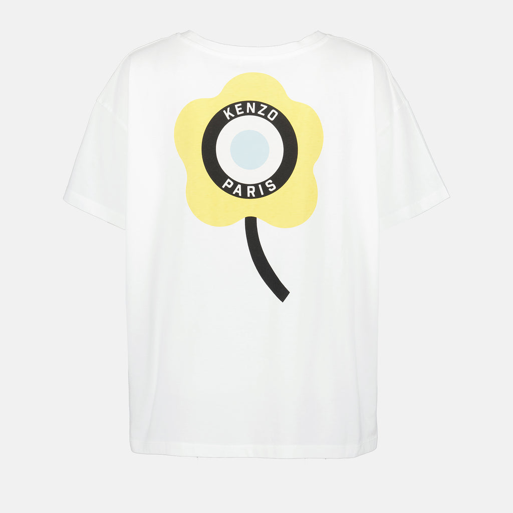 Camisetas T-shirt Kenzo Target Kenzo Branco Femme