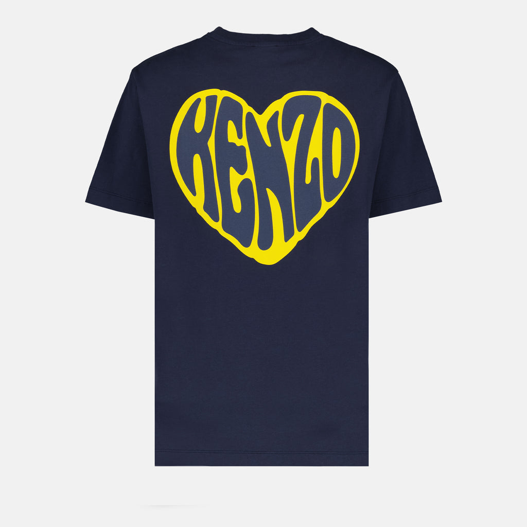 T-Shirts T-shirt Kenzo coeur Kenzo Blau Femme