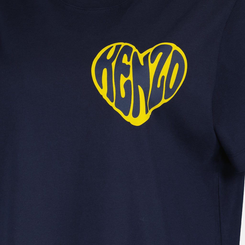 T-Shirts T-shirt Kenzo coeur Kenzo Blau Femme