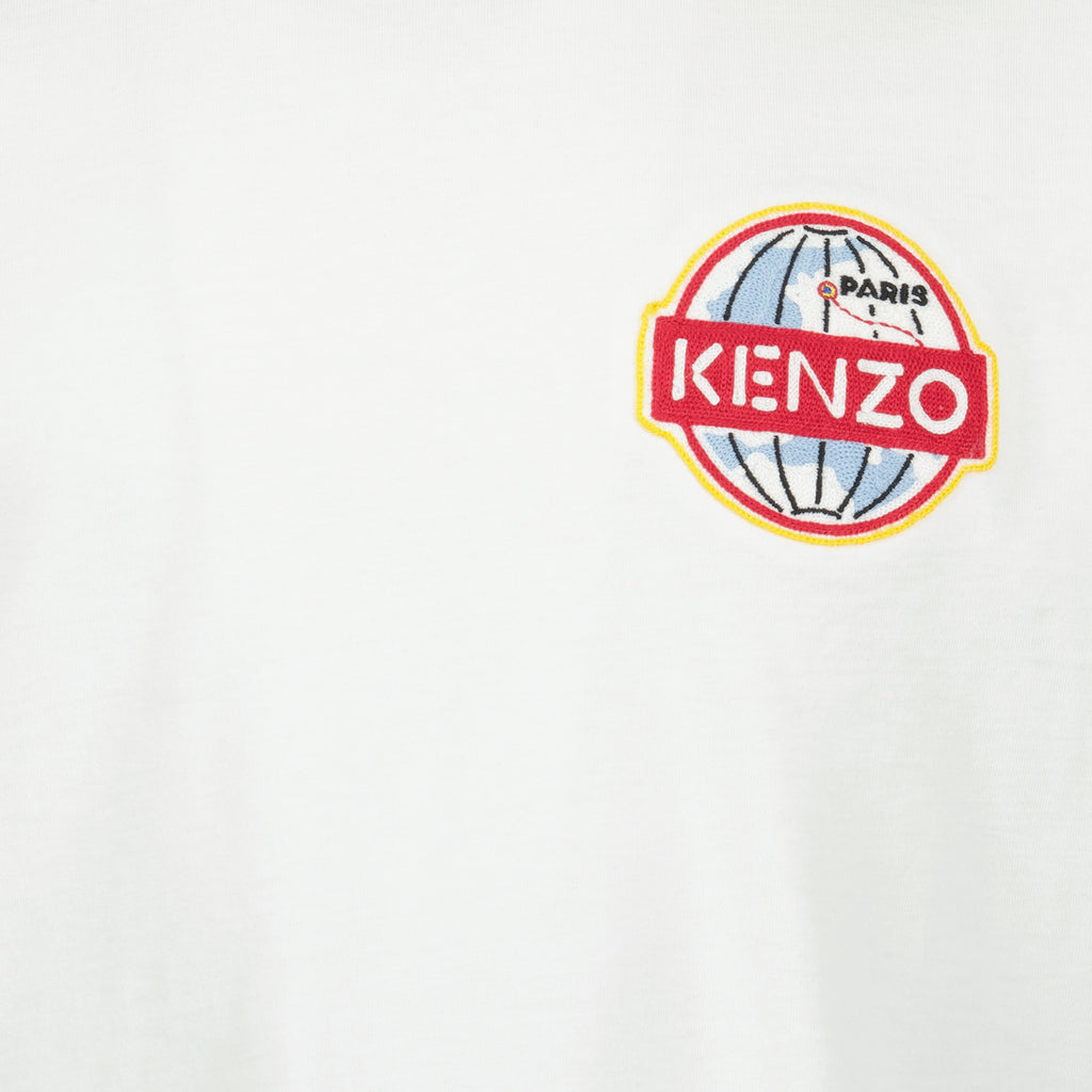 T-shirts T-shirt à logo Kenzo Blanc Homme