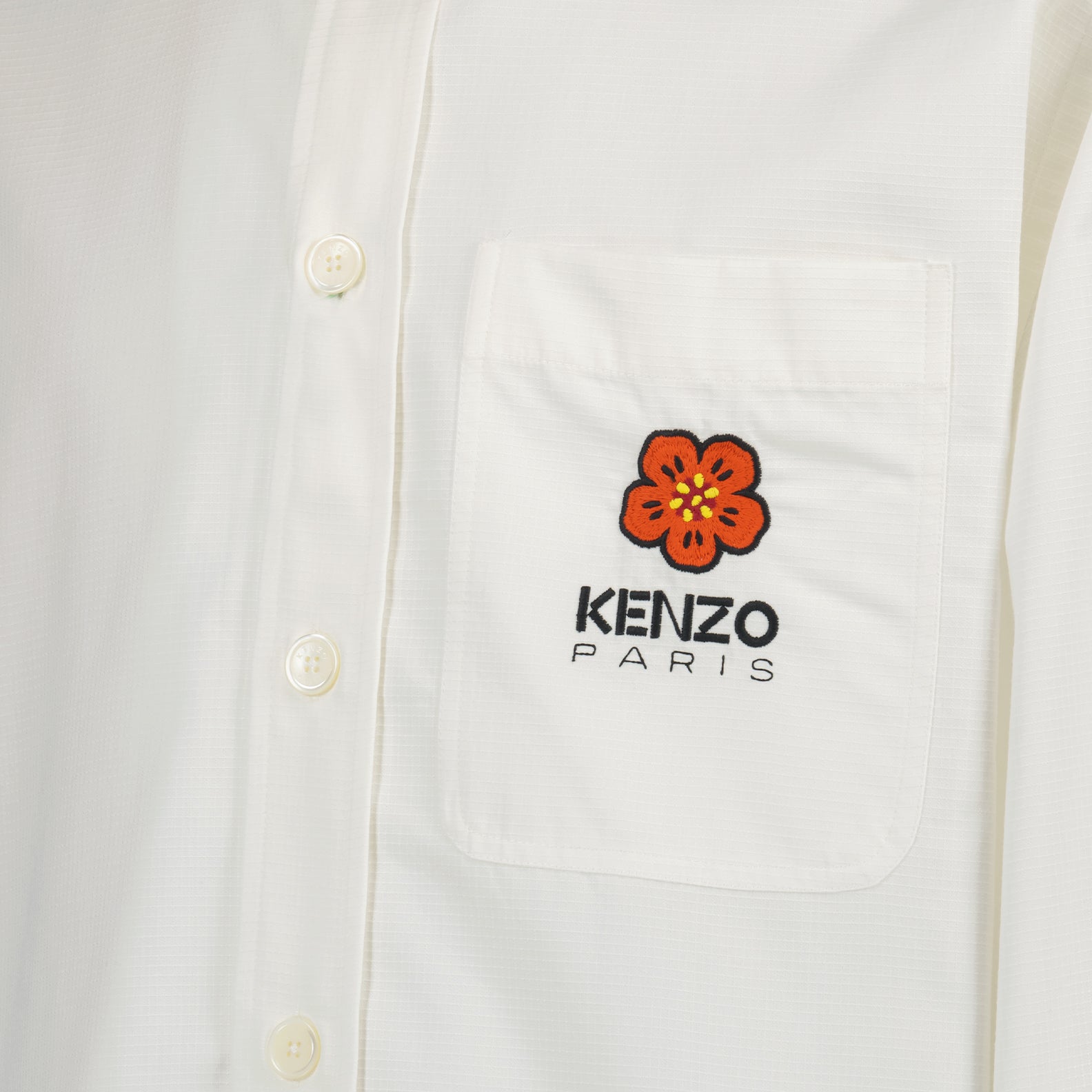 Camisas Chemise Boke Flower Kenzo Blanco Homme