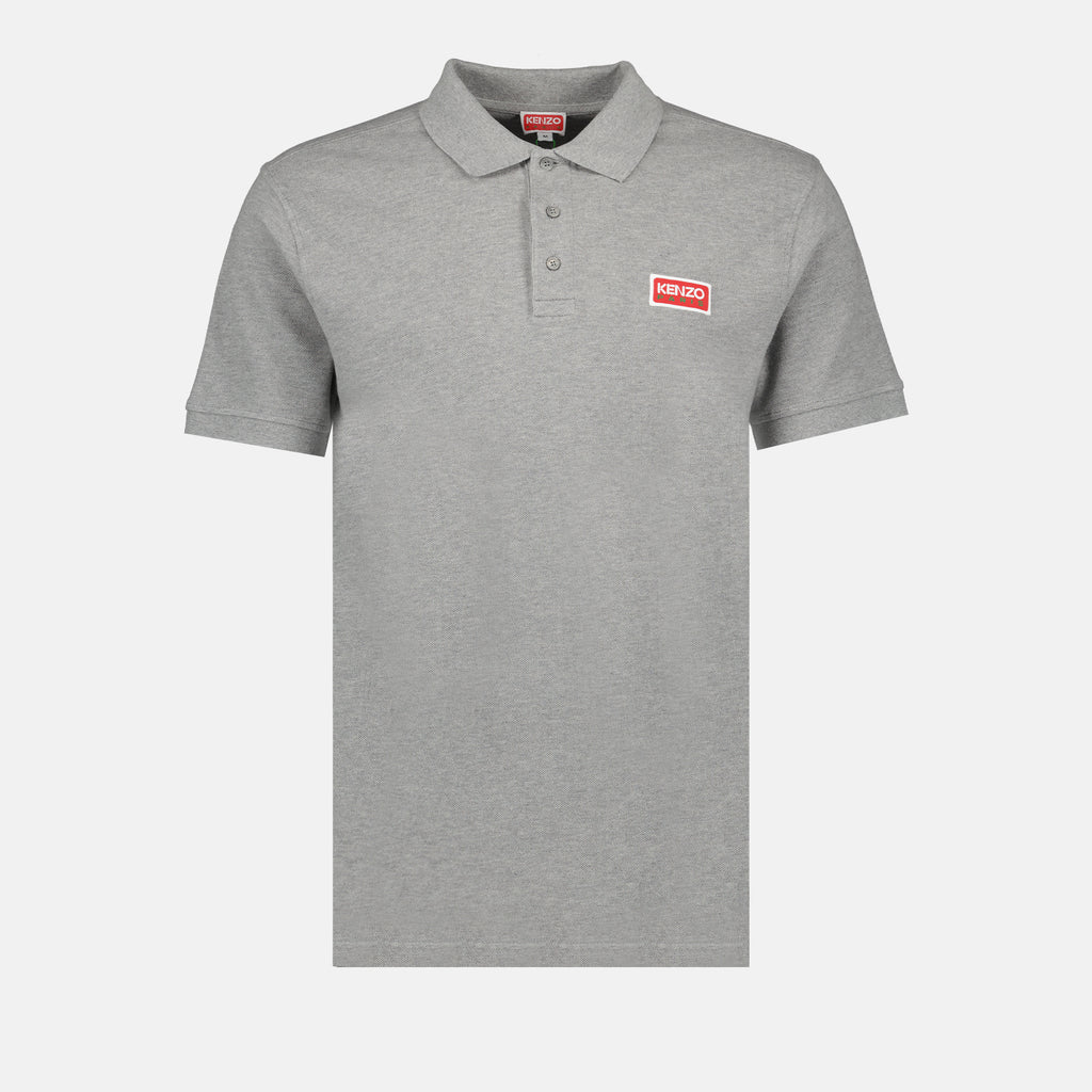 Polo shirts Logo polo shirt Kenzo Gray Man