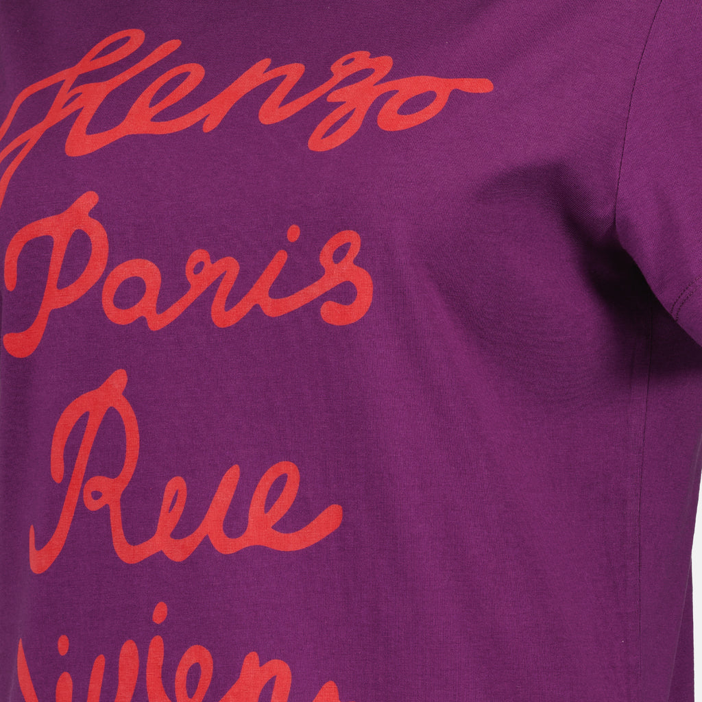 티셔츠 T-shirt Rue Vivienne 1970 Kenzo 보라 Femme