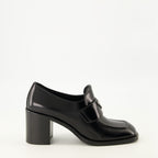 Loafer Mocassins à talon Prada Schwarz Femme