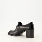 Loafer Mocassins à talon Prada Schwarz Femme