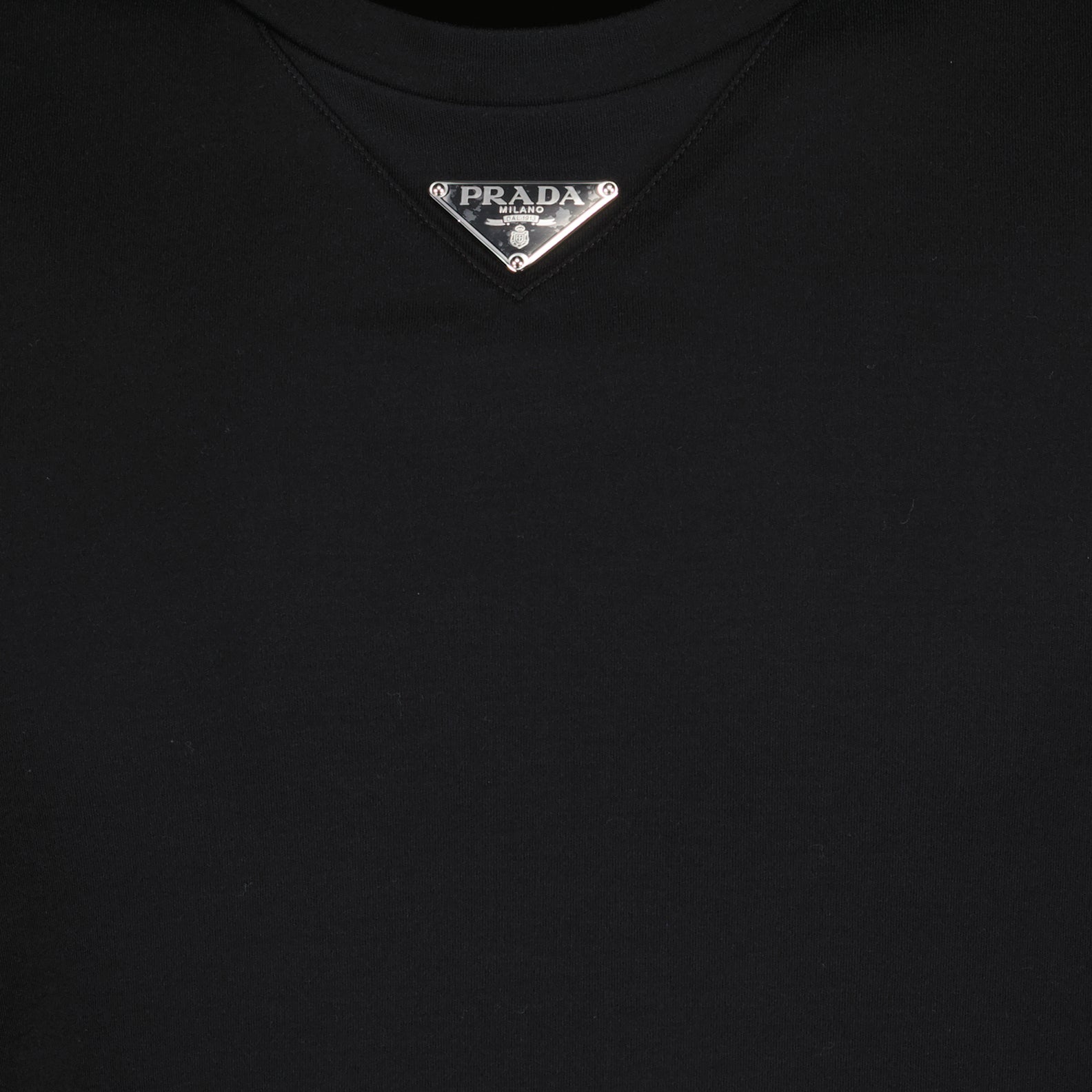 T-shirts T-shirt à logo Prada Noir Homme