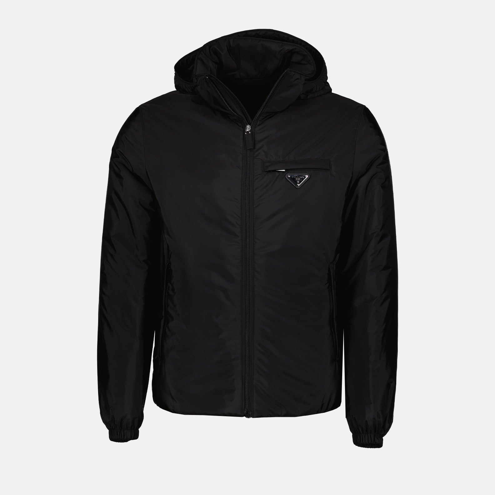 Vestes Doudoune en Re-nylon Prada Noir Homme