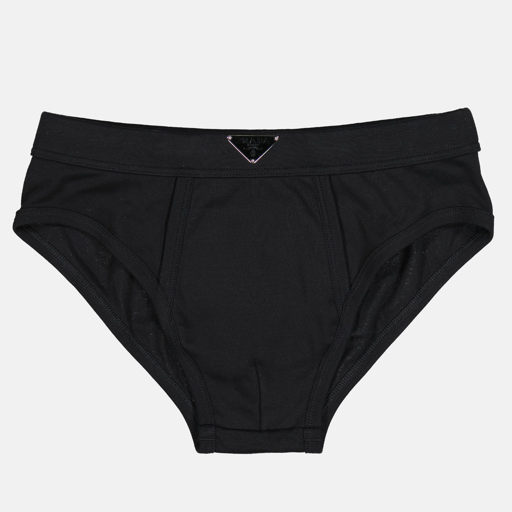 Sous-vêtements et homewear Boxer en coton Prada Noir Homme