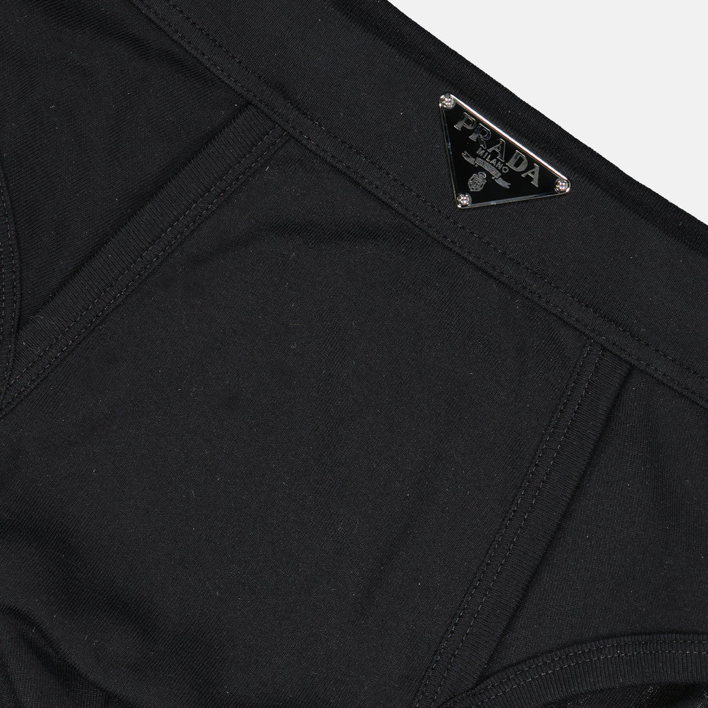 Sous-vêtements et homewear Boxer en coton Prada Noir Homme