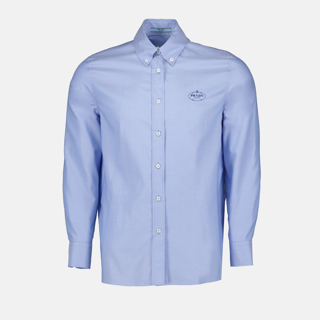 Camicie Chemise Oxford Prada Blu Femme