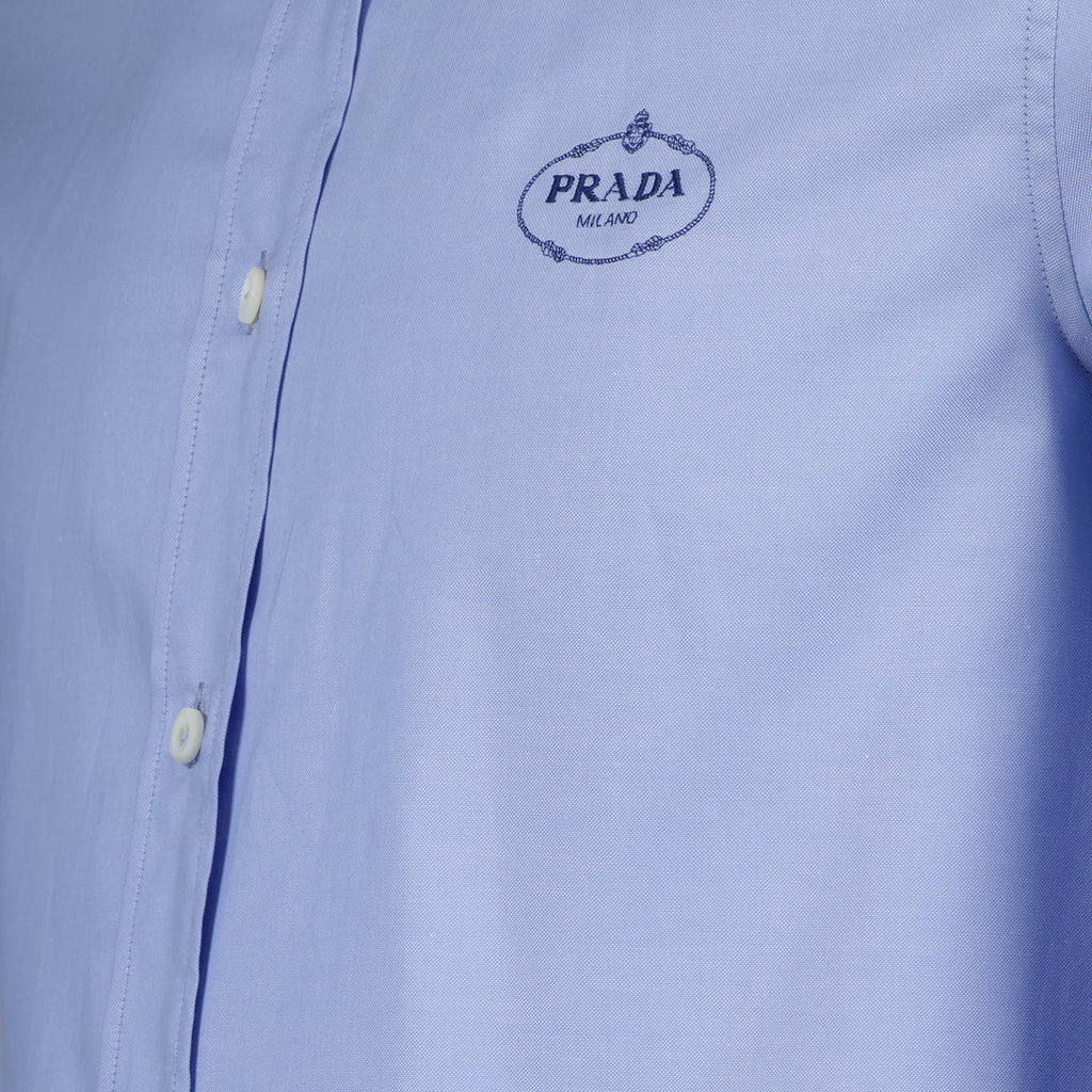 Camicie Chemise Oxford Prada Blu Femme