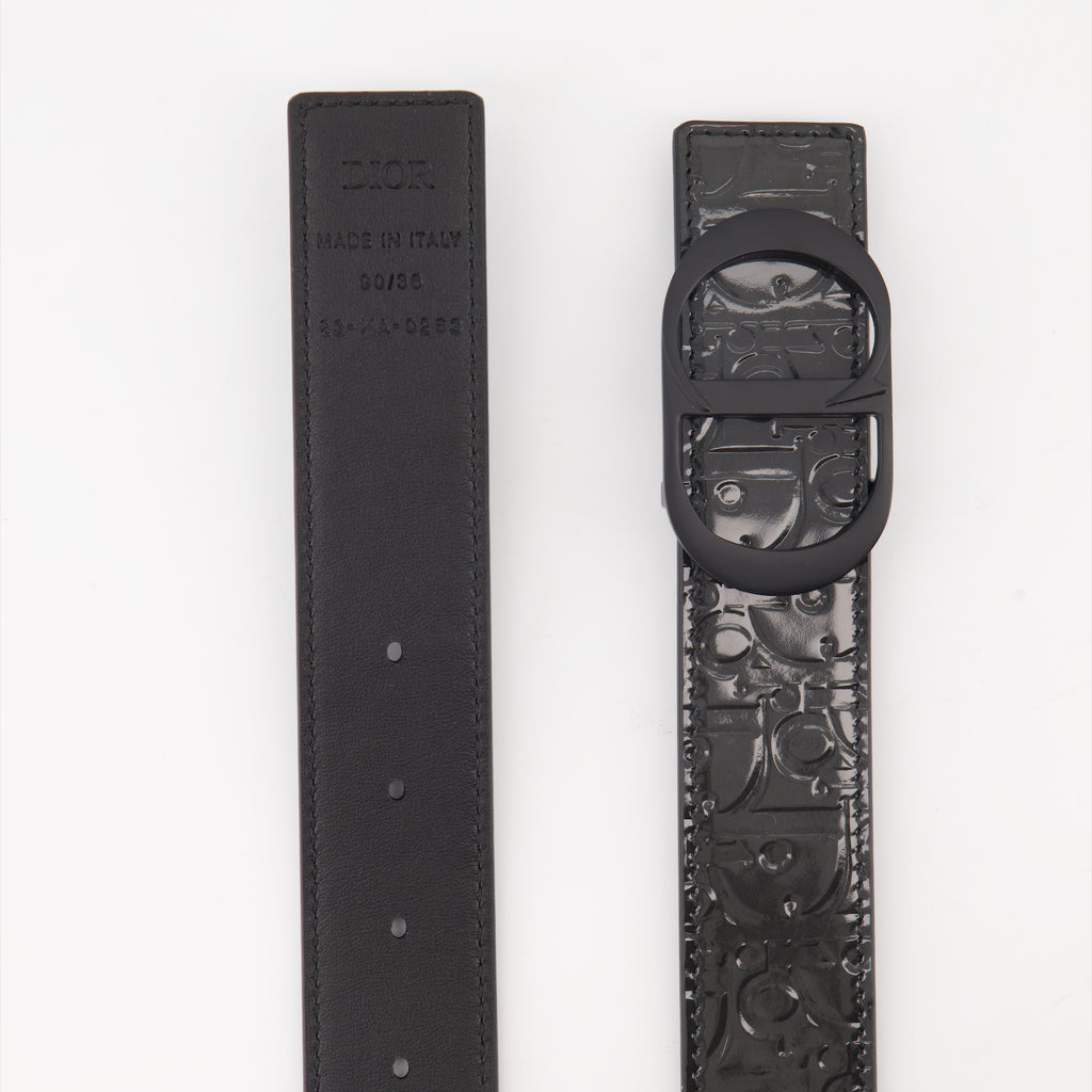 Cintos Ceinture Gravity Dior Preto Homme