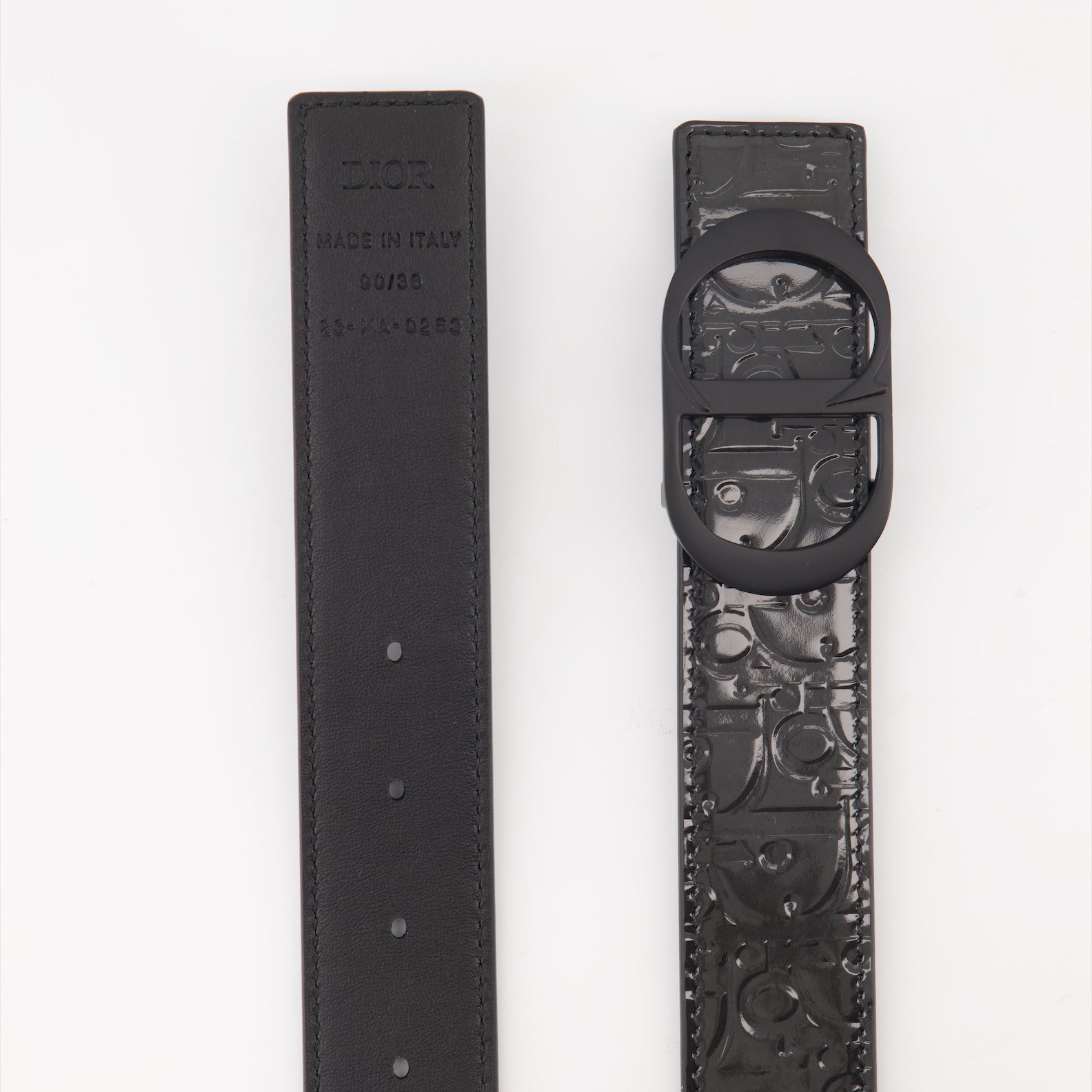 Cintos Ceinture Gravity Dior Preto Homme
