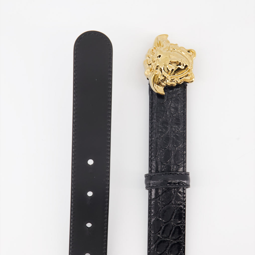 Cintos Ceinture Medusa Versace Preto Femme