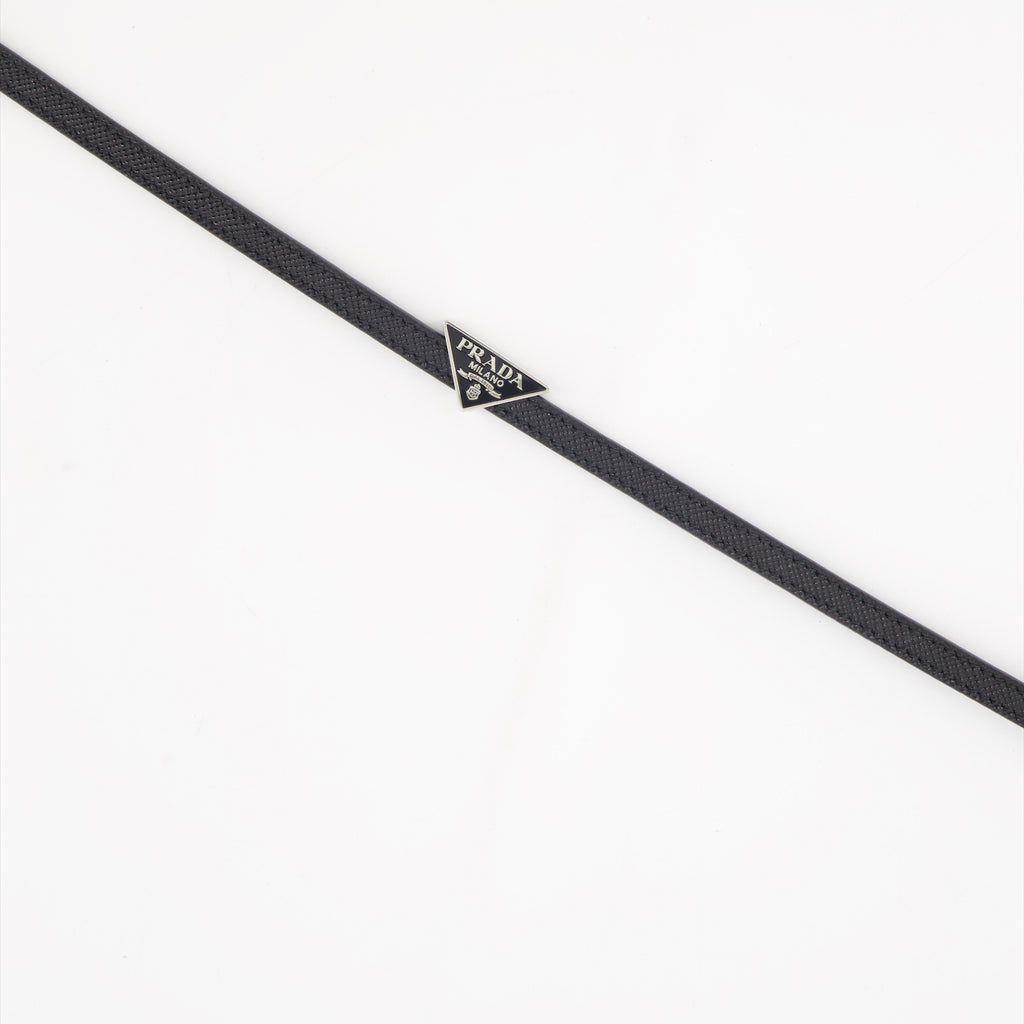 Joyería Bracelet Saffiano Prada Negro Homme