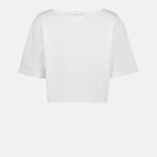 T-shirts T-shirt crop Prada Blanc Femme