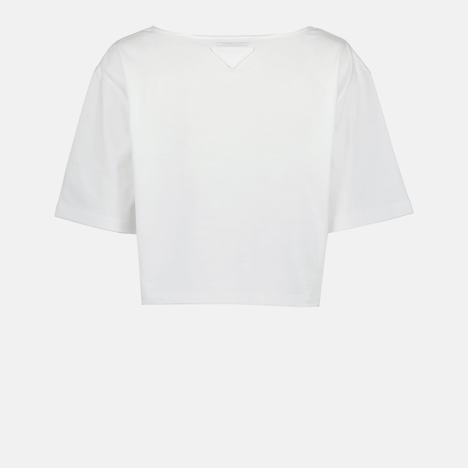 T-shirts T-shirt crop Prada Blanc Femme