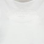 T-shirts T-shirt crop Prada Blanc Femme