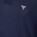 Polos Polo de Seda Prada azul oscuro Homme