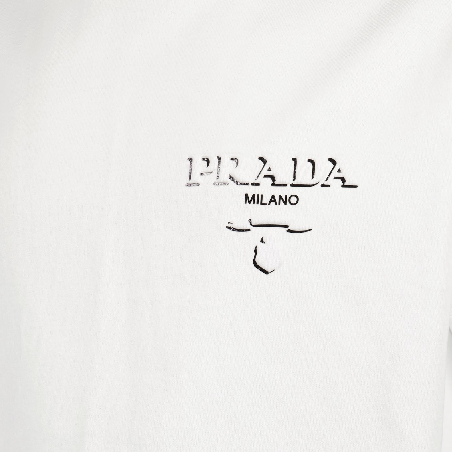 T-Shirts T-shirt Prada Milano Prada Weiß Homme