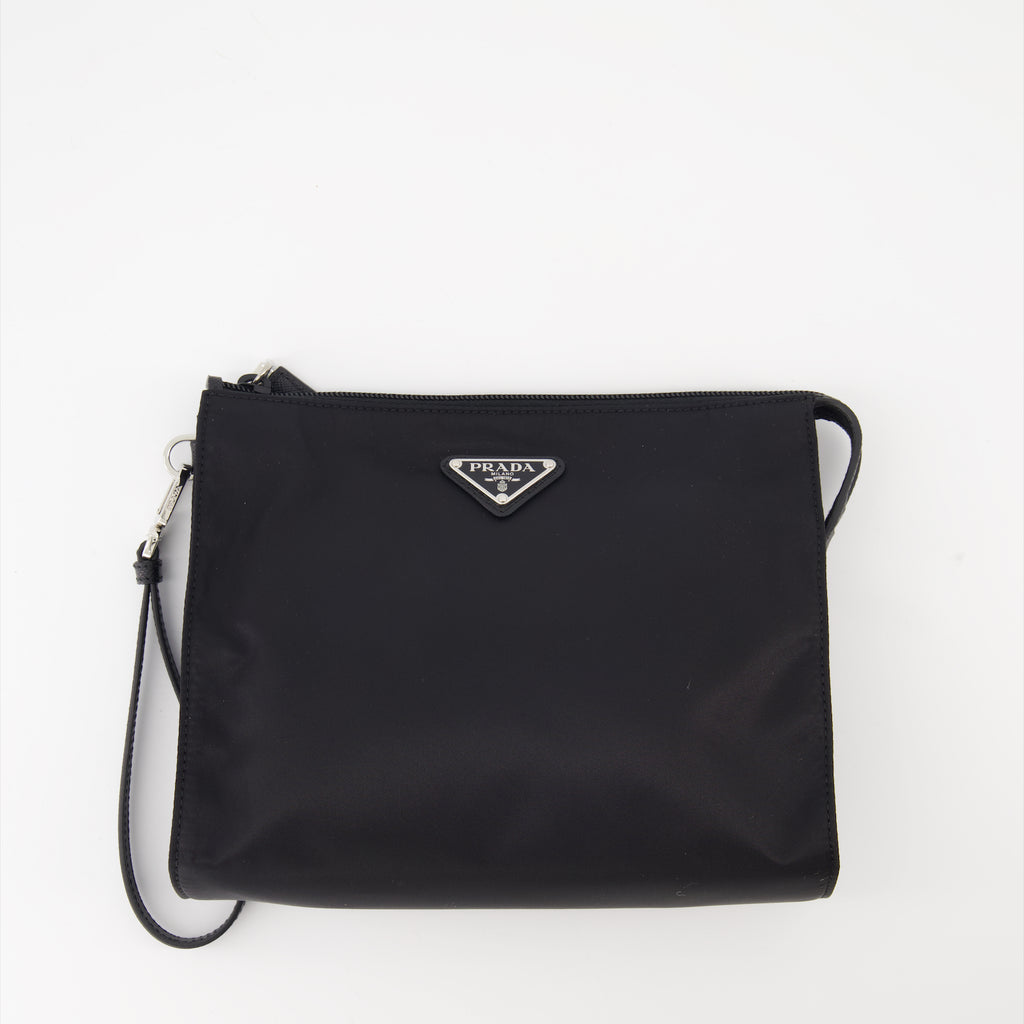 Pouches Re-Nylon Pouch Prada Black Man